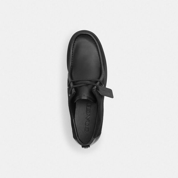 Pánské Boty Coach Scott Apron Toe Černé | 0729413-CZ