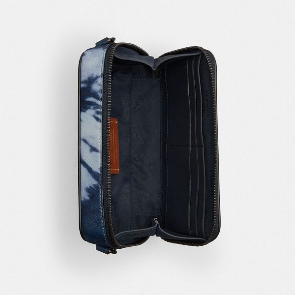 Pánské Crossbody Kabelka Coach Charter Slim With Tie Dye Print Tmavě Blankyt Viacfarebný | 8105296-CZ