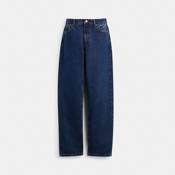 Pánské Džíny Coach Tapered Blankyt Světle Modré | 7542691-CZ