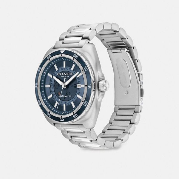 Pánské Hodinky Coach Charter Automatic 44 Mm Šedé | 4318659-CZ