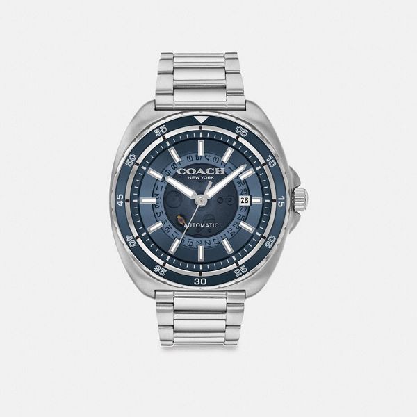 Pánské Hodinky Coach Charter Automatic 44 Mm Šedé | 4318659-CZ