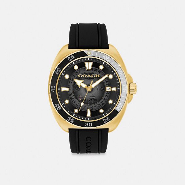 Pánské Hodinky Coach Charter Automatic 44 Mm Černé | 4631890-CZ