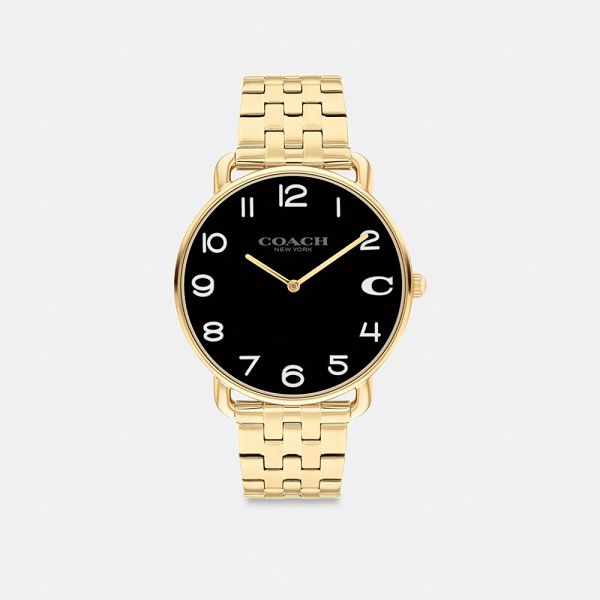 Pánské Hodinky Coach Elliot 41 Mm Zlaté | 2436159-CZ