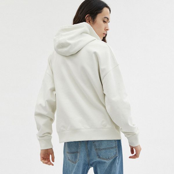 Pánské Mikina Coach Hoodie Krém | 0813754-CZ