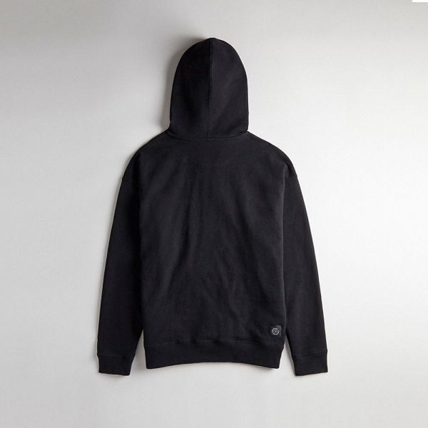 Pánské Mikina s Kapucí Coach Graphic Label Černé | 8945160-CZ