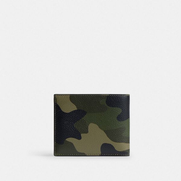 Pánské Peněženka Coach 3 In 1 With Camo Print And Graphic Maskáčové | 2810493-CZ