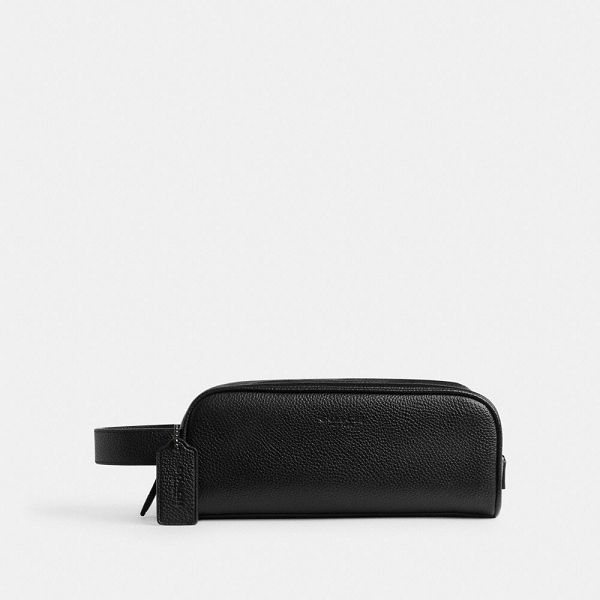 Pánské Pouzdro Taška Coach Travel Kit Černé | 3796425-CZ