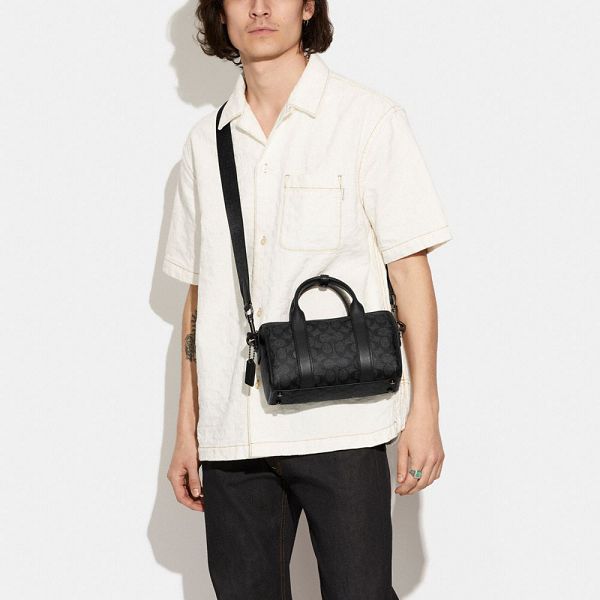 Pánské Taška Duffle Coach Gotham 24 In Signature Canvas Šedé | 9156027-CZ