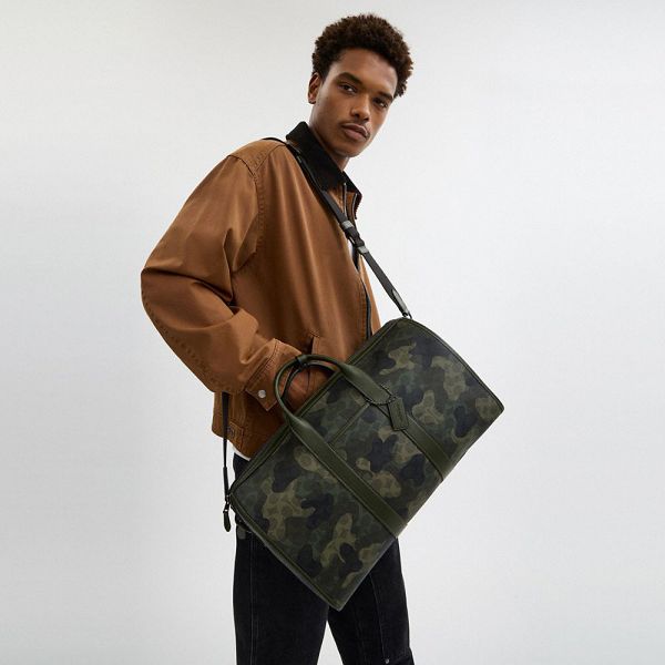 Pánské Taška Duffle Coach Gotham 45 In Signature Camo Print Maskáčové | 1684052-CZ