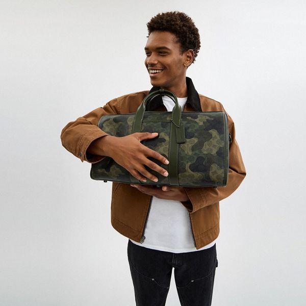 Pánské Taška Duffle Coach Gotham 45 In Signature Camo Print Maskáčové | 1684052-CZ