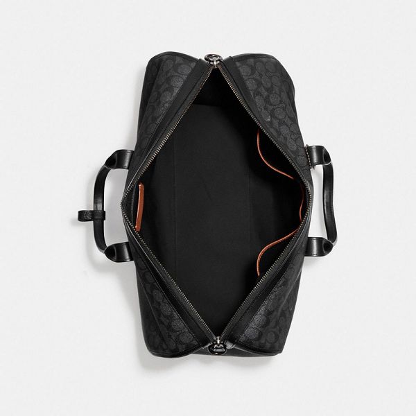 Pánské Taška Duffle Coach Gotham In Signature Canvas Černé Šedé | 6247105-CZ