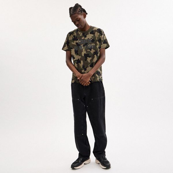 Pánské Tričko Coach Camo Print Maskáčové | 7109685-CZ