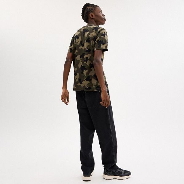 Pánské Tričko Coach Camo Print Maskáčové | 7109685-CZ